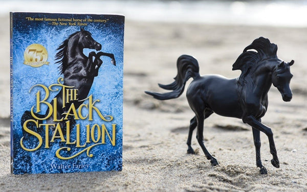 Breyer Freedom Black Stallion Horse & Book Set