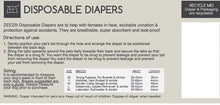 Diapers Disposable Waist 28cm-40cm 12 Pack [:extra Small]