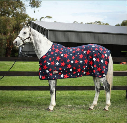Polar Fleece Rug Stars Eureka [:5'9"]