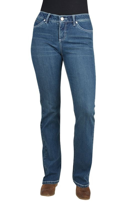 Jeans Wrangler Arizona Qbaby Booty Up Vintage Wash Ladies [:5]