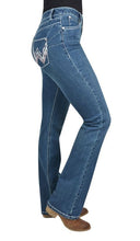 Jeans Wrangler Arizona Qbaby Booty Up Vintage Wash Ladies [:5]