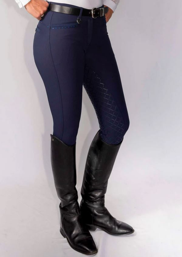 Breeches Peter Williams Cambridge Navy Ladies [:8]