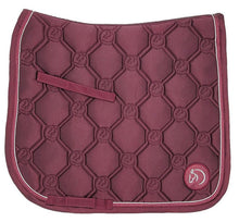 Saddlecloth Dressage Shimmer Burgundy