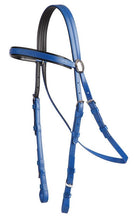 Bridle Head Pvc Full Royal & Black Trim