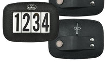 Hamag Number Holder Bridle Leather 4 Digit Pair Black