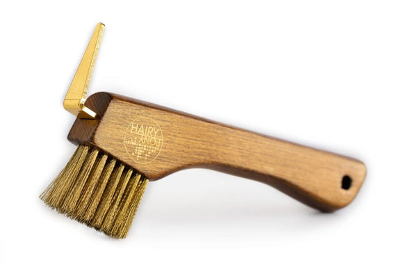 Hairy Pony Hoof Pick & Brush Copper