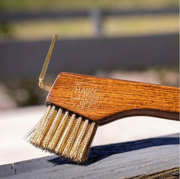 Hairy Pony Hoof Pick & Brush Copper
