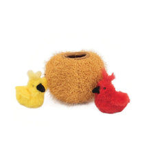 Cat Toy Zippy Claws Burrow Birds In Nest 20cm X 13cm X 12cm