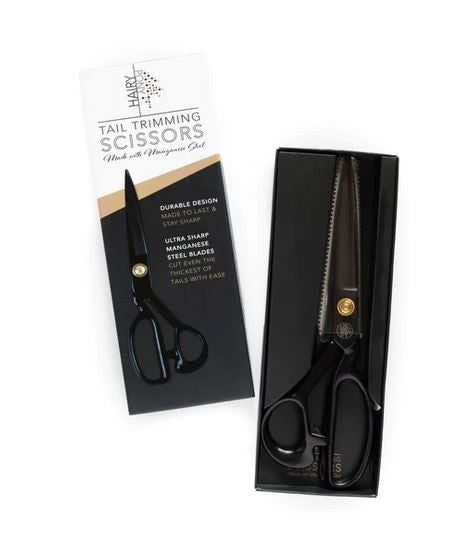 Hairy Pony Scissors Tail Trimming