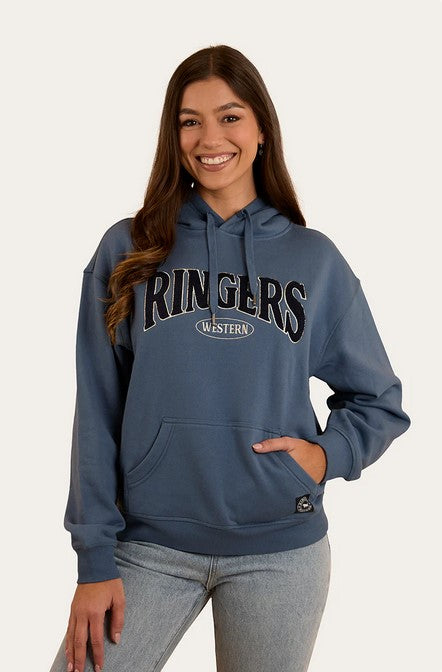 Hoodie Ringers Middleton Fleece Yale Blue Ladies [:10]