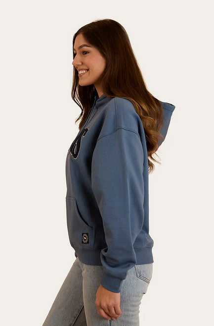Hoodie Ringers Middleton Fleece Yale Blue Ladies [:10]