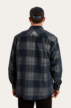 Shirt Ringers Glenferrie Flannel White/navy Mens [:medium]