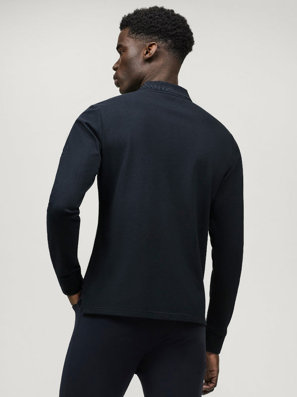 Polo Top Tommy Hilfiger Erwin Long Sleeve Desert Sky Mens [:large]