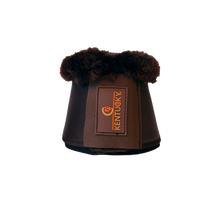 Kentucky Horsewear Leather Overreach Boots - Sheepskin