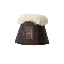 Kentucky Horsewear Leather Overreach Boots - Sheepskin