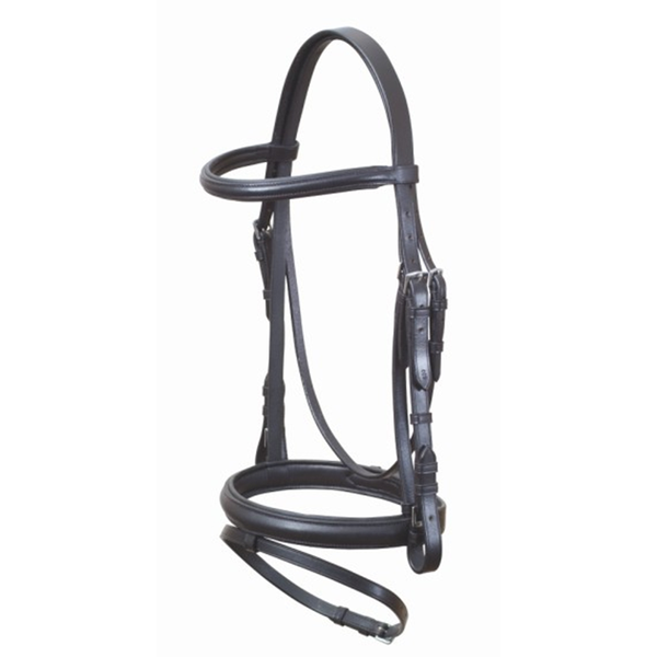 Academy Snaffle Leather Bridle