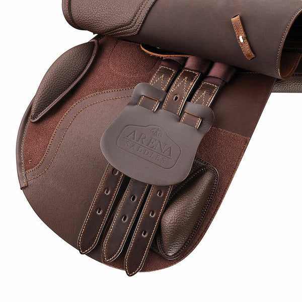 Arena Jump Saddle Brown-SADDLES: Jumping Saddles-Ascot Saddlery