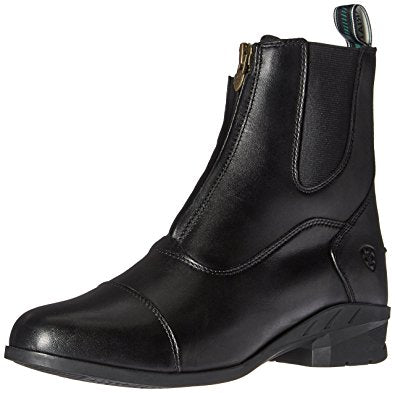 Ariat Boots Heritage Zip Iv Paddock Black Ladies-FOOTWEAR: Equestrian Footwear-Ascot Saddlery