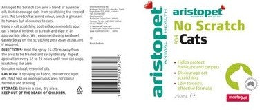 Aristopet Cat No Scratch Spray 250ml-Cat Potions & Lotions-Ascot Saddlery