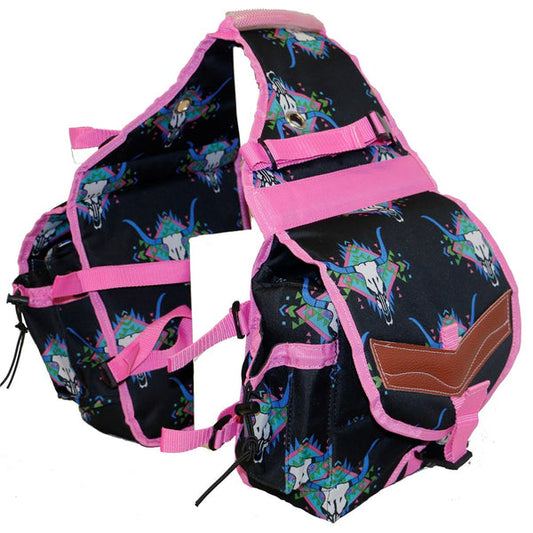 Fort Worth Multi Pocket Skull Saddlebag