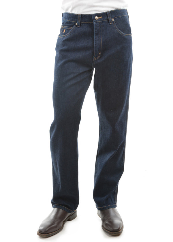 STRETCH JEAN - MID-REG-STRAIGHT - 34 INCH LEG