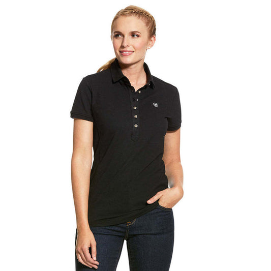 Ariat Womans Prix 2.0 Polo Black