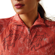 Ariat Sunstopper 2.0 1/4 Zip Burnt Sienna