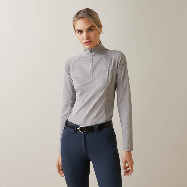 Ariat Sunstopper 2.0 1/4 Zip Silver Dot