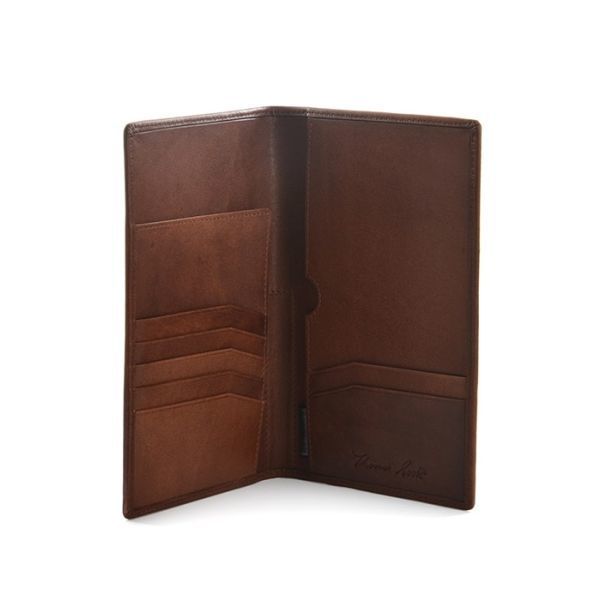 TC Cootamundra Passport Wallet Tan