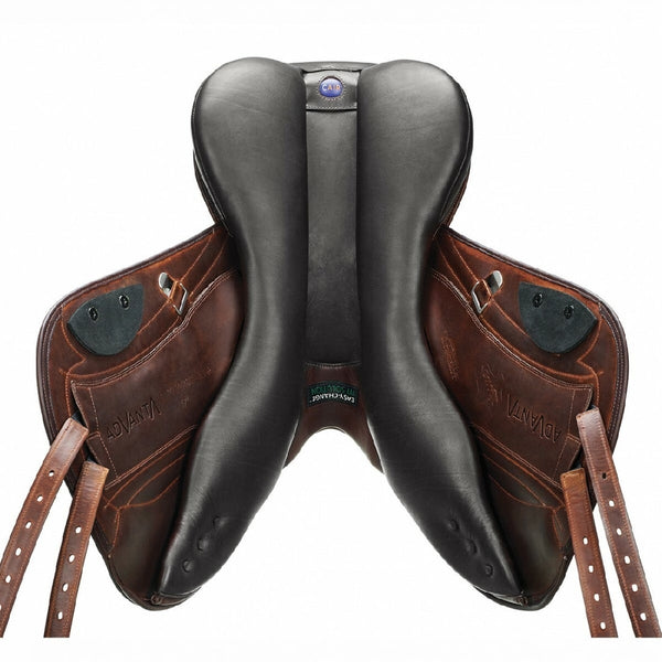 Bates Advanta Jumping Saddle Cair Classic Black 43cm 17.0"-SADDLES: Jumping Saddles-Ascot Saddlery
