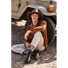 Baxter Boots Goulburn Suede Chocolate Mens-FOOTWEAR: Equestrian Footwear-Ascot Saddlery