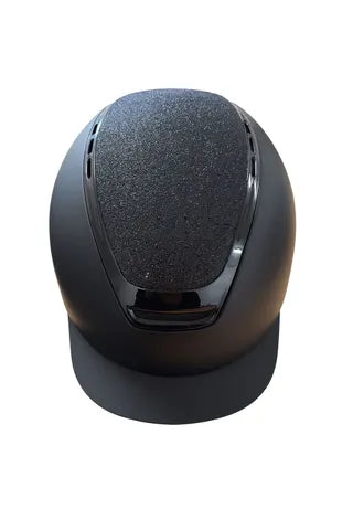 Eurohunter Cattai Glitter/Crystal Helmet Black