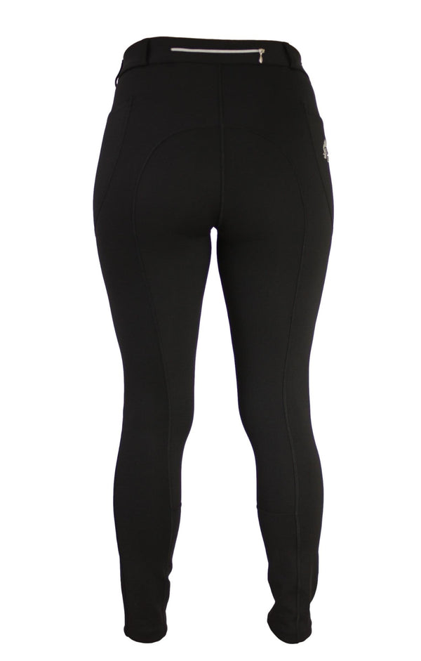 Black Winter Horse Riding Tights