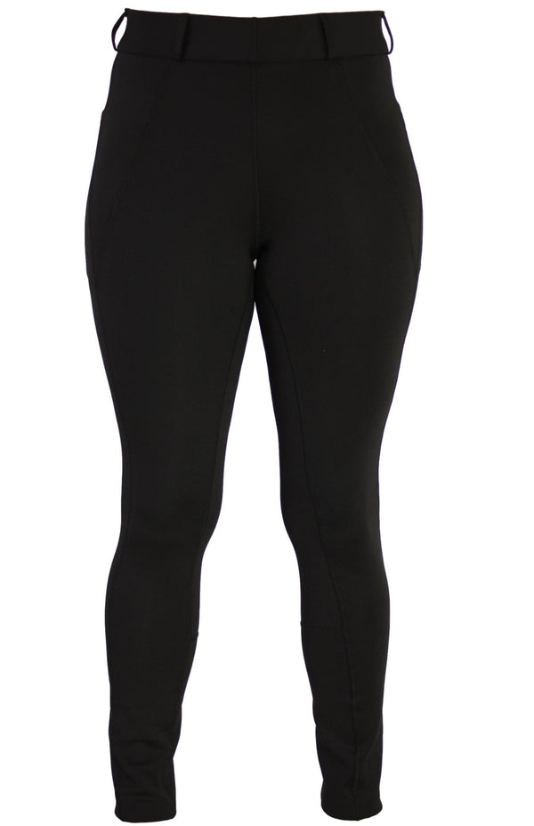 Black Winter Horse Riding Tights