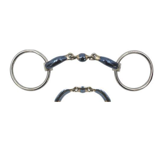 Loose Ring Elliptical Horse Bit - Bombers Bits: Unmatched Comfort and Performance