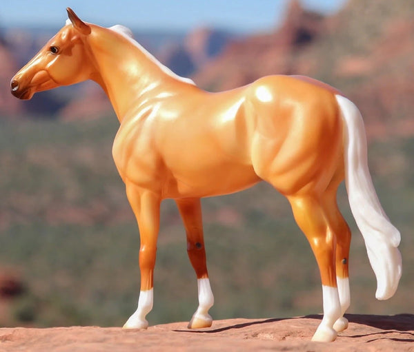 Breyer Traditional Ideal Series Palomino-RIDER: Giftware-Ascot Saddlery