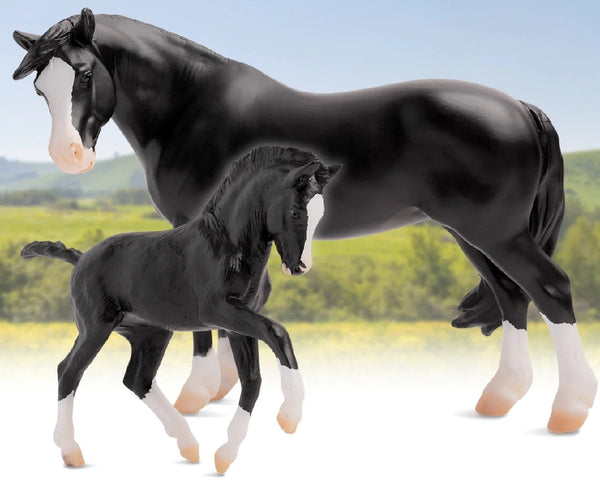 Breyer Traditional Nistar Blazing Kansas & Ethel-RIDER: Giftware-Ascot Saddlery