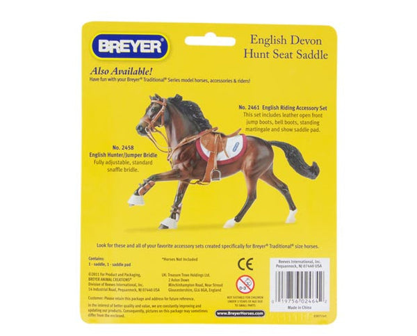Breyer Traditional Saddle Devon Jump-RIDER: Giftware-Ascot Saddlery