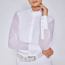 Cavalleria Toscana Polka Dot Competition Shirt - Long Sleeve