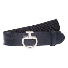 Cavalleria Toscana Ladies CT Clasp Elastic Belt - Navy