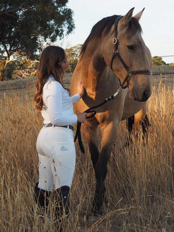 Vanilla Cream Denim Breeches