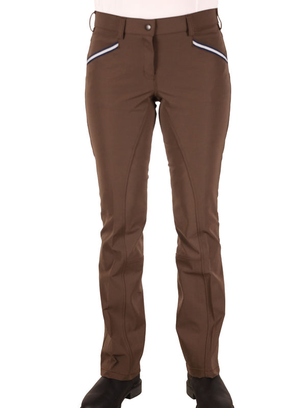 CoolMax Bootleg Riding Pants - Black. Choose Your Length and Silicone Option.