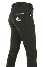 Women's Horse Riding Breeches: CoolMax Jodhpurs with Silicone Seat Grip, Black, Sizes 6-28