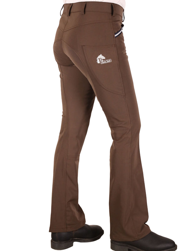 CoolMax Bootleg Riding Pants - Black. Choose Your Length and Silicone Option.