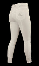 White Coolmax Breeches with Silicone seat grip. Sizes 6 to 28