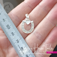 Horseshoe Keepsake Memorial Necklace 2