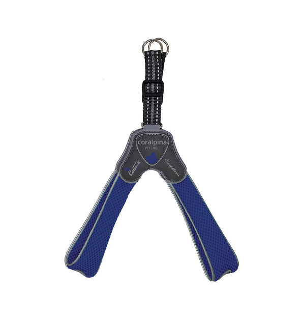 Coralpina Cinquetorri Dog Harness Electric Blue-Dog Collars & Leads-Ascot Saddlery