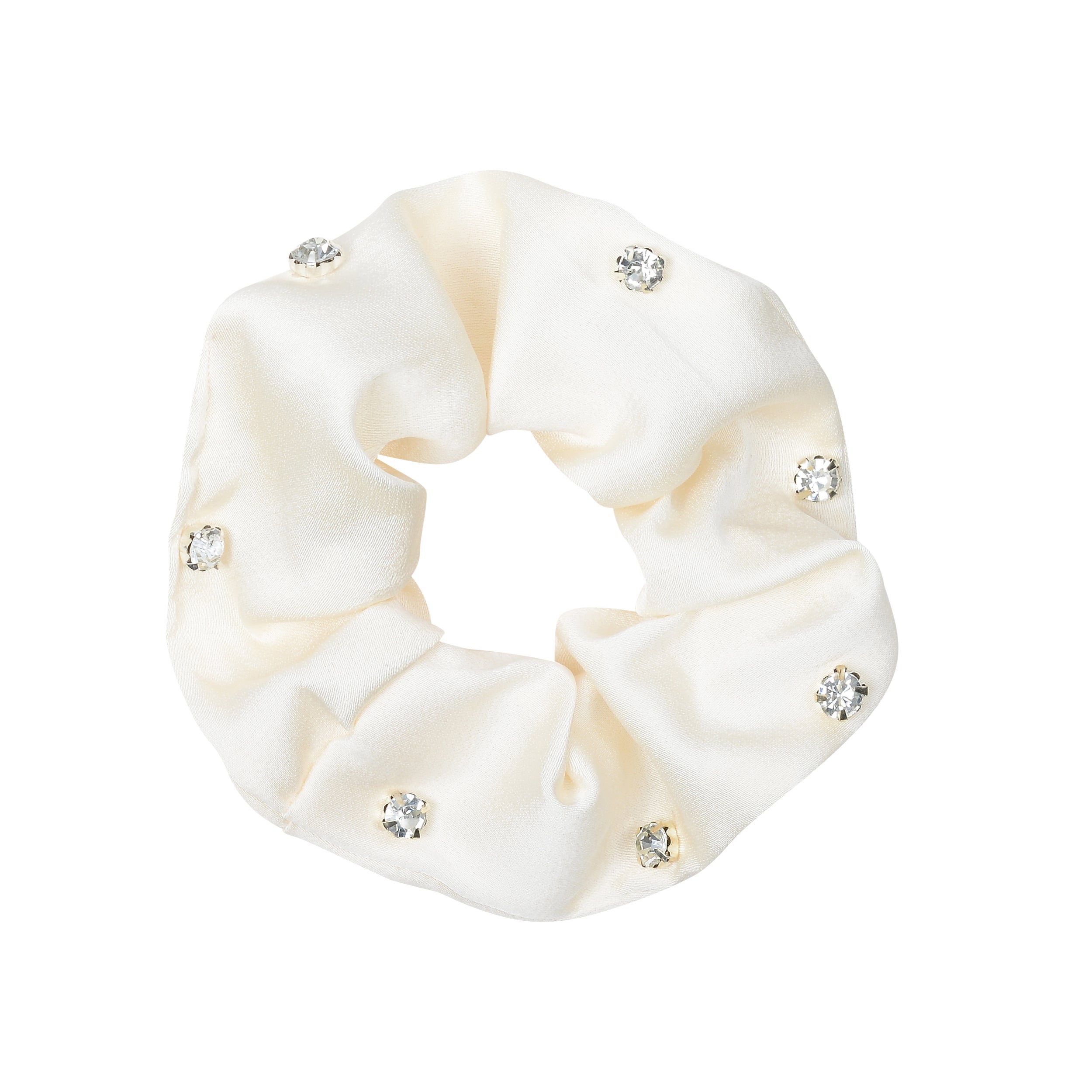 Equestrian Scrunchie | Cream Bling