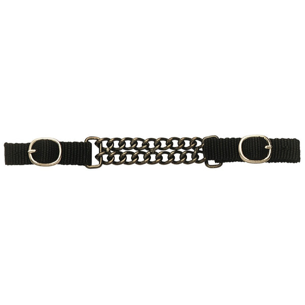 Curb Chain Western Web Double Chain-HORSE: Bits-Ascot Saddlery