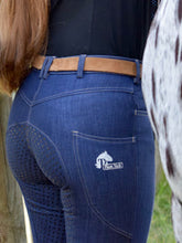 Bootleg Denim riding jeans with phone pockets, choose your length and silicone option